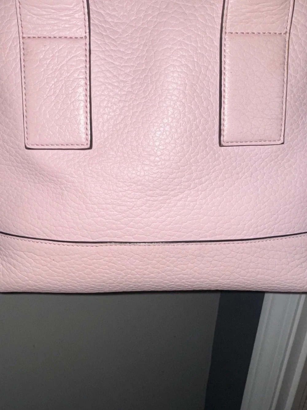 Kate Spade baby Pink Pebbled Leather Satchel